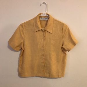 Vintage Women’s Cropped Button Up